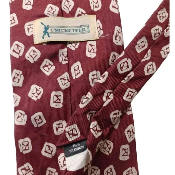 Cricketeer  Silk Neck Tie - Picture 3 of 4